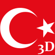 Türk Bayrağı 3D