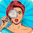 Icon of program: Magnifying Glass with Fla…