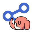 Symbol des Programms: Share on Mastodon