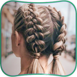 プログラムのアイコン：Hairstyles with trendy br…