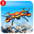 City Drone Attack-Rescue Mission  Flight Game
