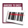 Barcode to Sheet