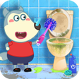 Иконка программы: Wolfoo House Cleanup Life