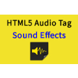 HTML5 Audio Tag Sound Effects
