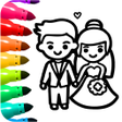 Programikonen: Glitter Wedding Coloring …
