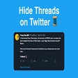 Иконка программы: No More Threads - Hide Tw…