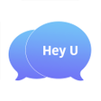 プログラムのアイコン：Hey U - live video voice …