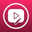 أيقونة البرنامج: Add Text On Video  Photo …