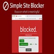 Icoon van programma: Simple Site Blocker