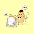 Ikona programu: Cute Food Cartoon Wallpap…