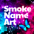 プログラムのアイコン：Smoke Name Art - Text on …