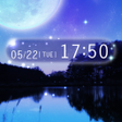 Icon of program: 夜空の幻想壁紙　Night sky