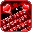 Red Balloon Hearts Keyboard Theme