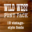 プログラムのアイコン：Monotype Wild West Font P…