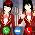 Sakura School Video Call Chat