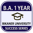 BA 1st Year Bikaner University