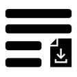 프로그램 아이콘: Download Documents Menu
