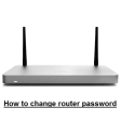 How to change router password