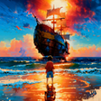 ไอคอนของโปรแกรม: Luffy Kid Pirate Ship Liv…