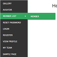 Programikonen: SM Vertical Menu