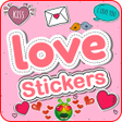 プログラムのアイコン：Romantic Love Stickers WA…