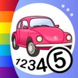 أيقونة البرنامج: Color by Numbers - Cars