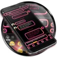SMS Messages Retro Pink Theme