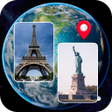 أيقونة البرنامج: Live Earth Map: Virtual T…