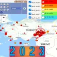 رصد الزلزال 2023 العالم