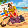 Programikonen: Beach Swimming Pool Game …