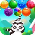 Icoon van programma: Raccoon Bubble-Colorful P…
