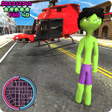 Ikona programu: Green Monster Stickman Ro…