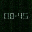 程序图标：Hacker Clock - Green Matr…