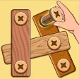 Wood Nuts  Bolt: Screw Puzzle