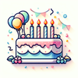 Programikonen: Birthday Cake  Wishing Ca…
