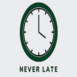 Icon of program: Never Late - Google Meet …