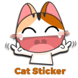 Cute  Funny Cat Sticker