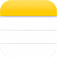 Icoon van programma: iPhone Notes