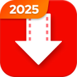 أيقونة البرنامج: Video Downloader - Fast  …