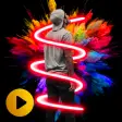 Video Editor - Drip Art Neon
