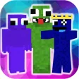 Rainbow Skins Friends for MCPE