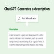 Icoon van programma: ChatGPT for Audio Jungle …