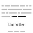 ไอคอนของโปรแกรม: Line Writer