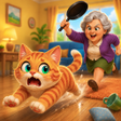 ไอคอนของโปรแกรม: Naughty Cat Pranks  Funy …