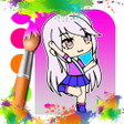 Coloring book gacha life