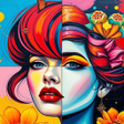 Programın simgesi: Oil Paint - Tap Paint Rel…