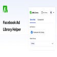 Icoon van programma: Facebook Ad Library Helpe…