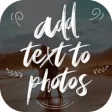 Add Text to Photos App