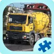 Concrete mixer truck puzzles