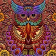 Coloring Owl:Paint Color Cases